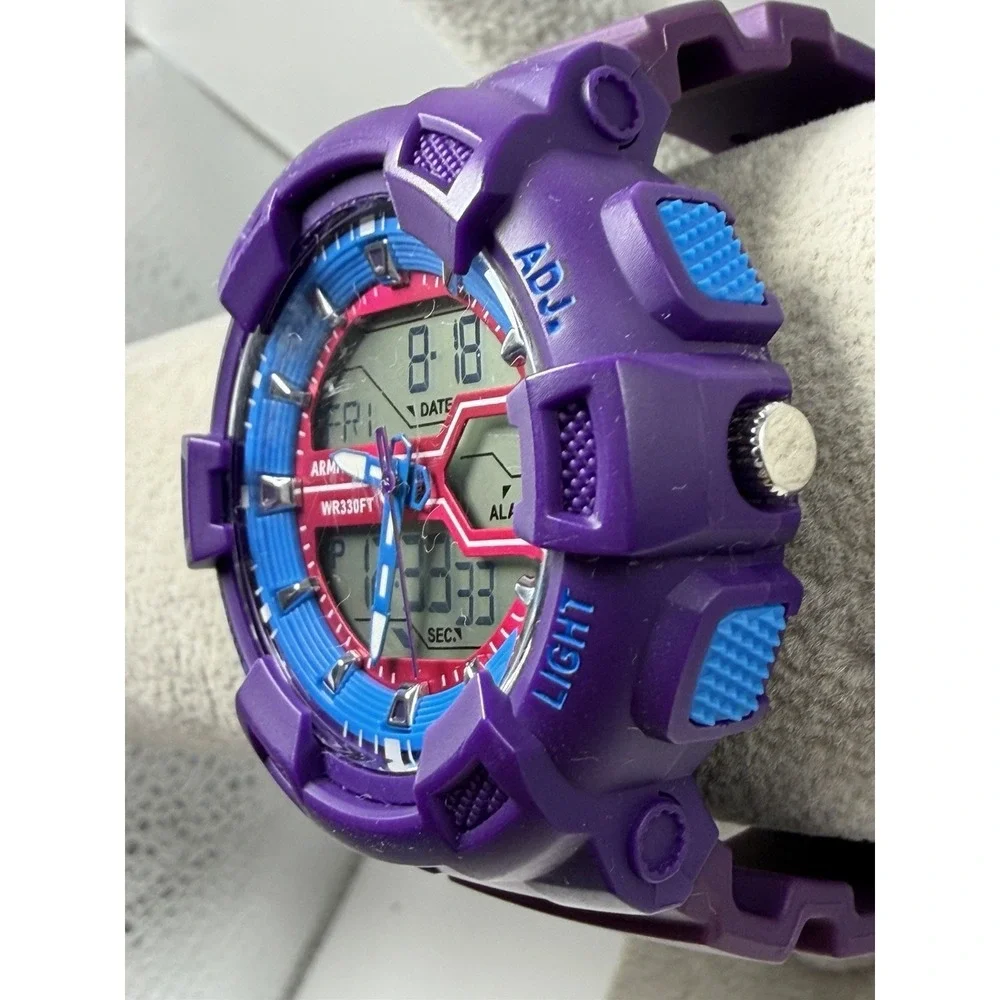 Armitron Pro Sport 20/5529 New Battery Mens Watch 49MM 8